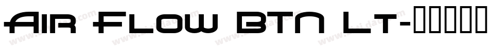 Air Flow BTN Lt字体转换